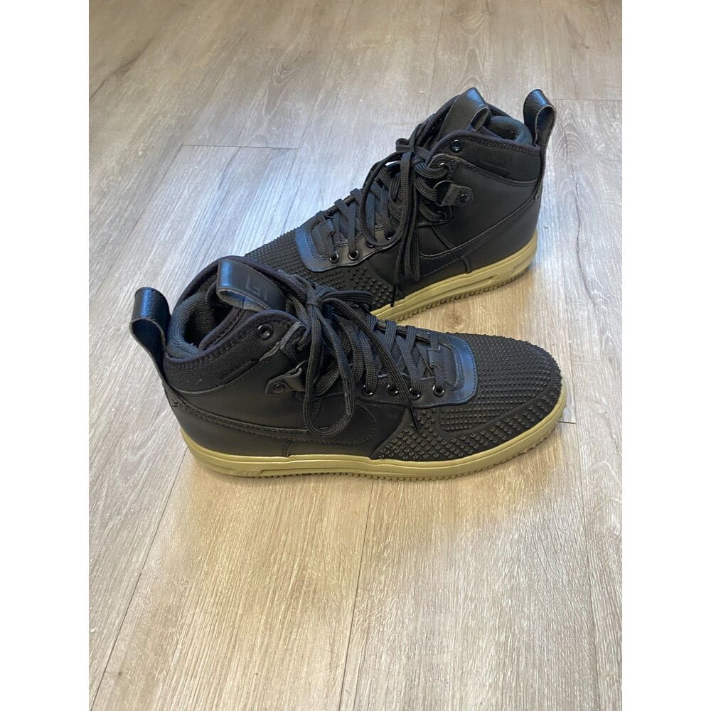 Nike Lunar Force 1 Duckboot Black Neutral Olive DZ5320-001 Men’s Size 9